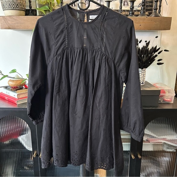 Urban Outfitters Beatrice Eyelet Babydoll Romper - Picture 5 of 15